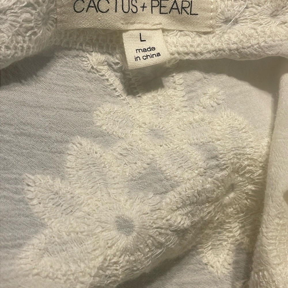 Elegant Cream Lace Women's Tunic - Picture 8 of 9